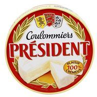 Président Coulommiers au lait pasteurisé, 350g