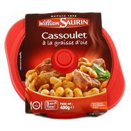 William Saurin Les cocottes Cassoulet à la graisse d'oie, 400g