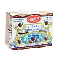 Clément Faugier Crème de marrons à la vanille, 4x100g