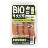Bonjour Campagne Saucisse de Francfort Bio, 4 saucisses - 240g
