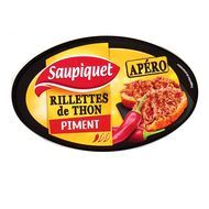 Saupiquet Rillettes de Thon Piment - Apéro à tartiner, 115g