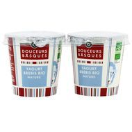 Douceurs Basque Yaourt brebis nature bio, 2x125g