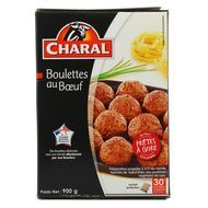 Charal Boulettes de boeuf 15%mg, 30 boulettes - 900g