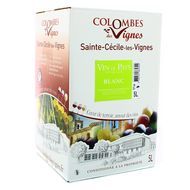 Pays Du Vaucluse Blanc IGP Colombes des vignes 13°, Bag in box 5L