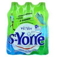 Saint Yorre Eau gazeuse minérale naturelle, 6x50cl