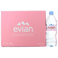 Evian Eau minérale naturelle, 12x1L