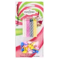 La Patelière Bougies anniversaire avec supports, 16 Bougies