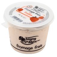 Isigny Ste mère Fromage Frais à la Fraise - Lait de vache pasteurisé, 500g