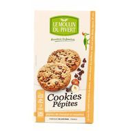 Le Moulin du Pivert Cookies bio Pépites de chocolat et Noisettes, 175g