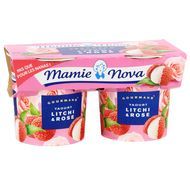 Mamie Nova Gourmand Litchi rose, 2x150g