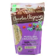 Charles Vignon Muesli Bio croustillant superfruits, 375g