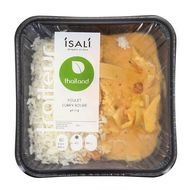 Isali Poulet au Curry Rouge et Riz, 350g