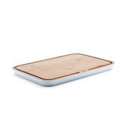 Pebbly Planche à découper en bambou, 25 x 17,5 cm