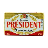 Président Beurre doux gastronomique plaquette, 125g