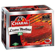 Charal Hachés de boeuf extra moelleux 15%mg, 10x100g
