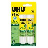 Uhu Bâtons de colle blanche Renature, 2 x 21 g