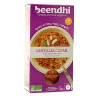 Beendhi Lentilles corail bio à la noix de coco, 250G