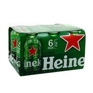 Heineken Bière blonde 5°, 6x33cl