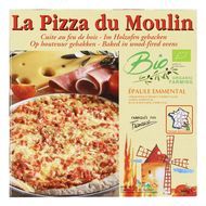 La Pizza du Moulin Pizza bio Epaule emmental cuite au feu de bois, 360g