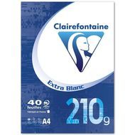 Clairefontaine Ramette de papier  A4 21x29,7 cm 210 g/m², 40 feuilles