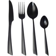 Jean Dubost Ménagère delta black, 16 pièces