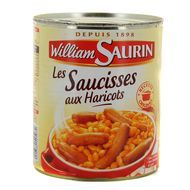 William Saurin Saucisses aux haricots, 840g