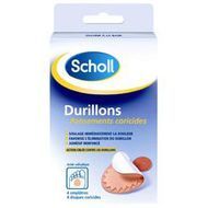 Scholl Pansements coricides pour durillons, 4 pièces