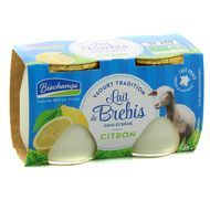 Biochamps Yaourt bio citron au lait de brebis, 2x125g