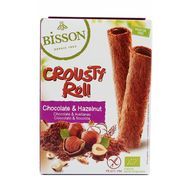 Bisson Crousty Roll Chocolat Noisette, sans gluten, Bio, 125g