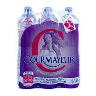 Courmayeur Eau minérale naturelle, 6x1,5L
