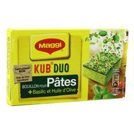 Maggi Bouillon Kub pour Pâtes Basilic et Huile d'Olive - 10 Cubes, 10x10,5g