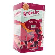 Ardèche rouge IGP Vignerons Ardéchois 14°, Bag in box 5L