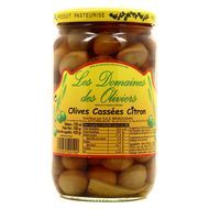 Les Domaines des Oliviers Olives cassées au citron, 72cl