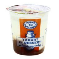 Ferme de Viltain Yaourt Bicouche Crème de Marron, 180g
