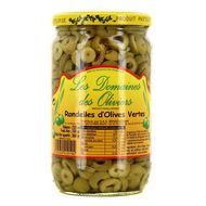 Les Domaines des Oliviers Olives Vertes en Rondelles, 72cl
