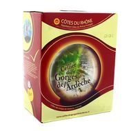 Côtes du Rhône blanc AOC Cellier des gorges de l''Ardèche 13.5°, Bag in box 3L