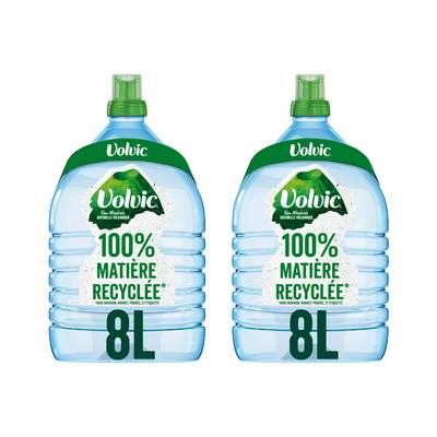 Volvic Eau minérale naturelle, Lot de 2x8L