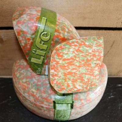 Le Chariot à fromages, Artisan Fromager Gouda Pesto Piment au 2 laits, environ 200g