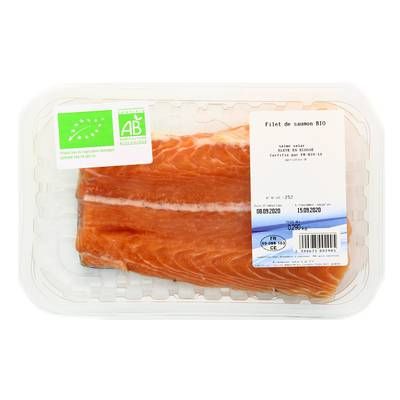 Norocéan Filet de Saumon Bio, Environ 300g