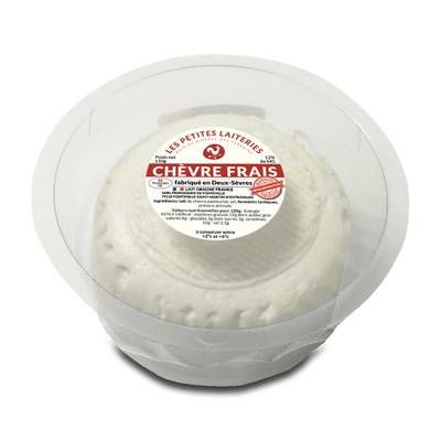 Les Petites Laiteries Chèvre Frais Nature - Lait de chèvre pasteurisé, 150g