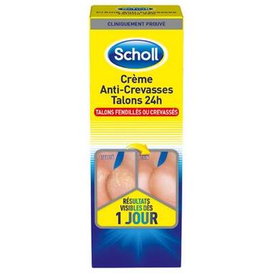 Scholl Crème Anti-Crevasses Talons 24h, 60ml