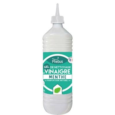 Phébus Vinaigre de nettoyage en gel parfum menthe 14°, 1L