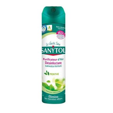 Sanytol Désodorisant 4en1 désinfectant, assainissant air & surfaces, 300ml