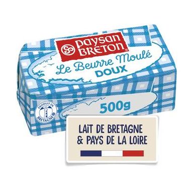 Paysan Breton Beurre moulé doux, 500g