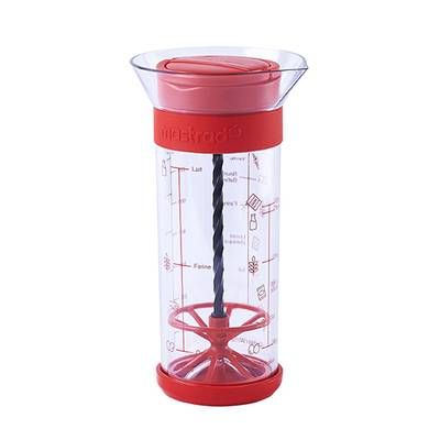 Mastrad Shaker à crêpe TWIST'N MIX - Rouge