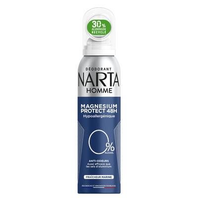 Narta Homme Déodorant spray homme Magnesium Protect Fraîcheur marine, 75ml