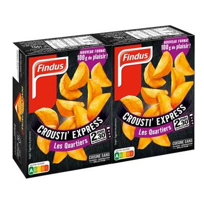 Findus Pommes de terre quartiers potatoes micro-ondes, 2x100g