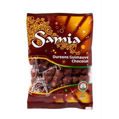 Samia Oursons Guimauve au Chocolat - Halal, 180g