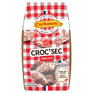 Cochonou Saucisson Croc'Sec Nature, 200g