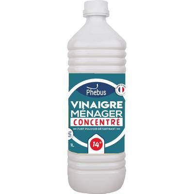 Phébus Vinaigre de nettoyage surpuissant 14°, 1L